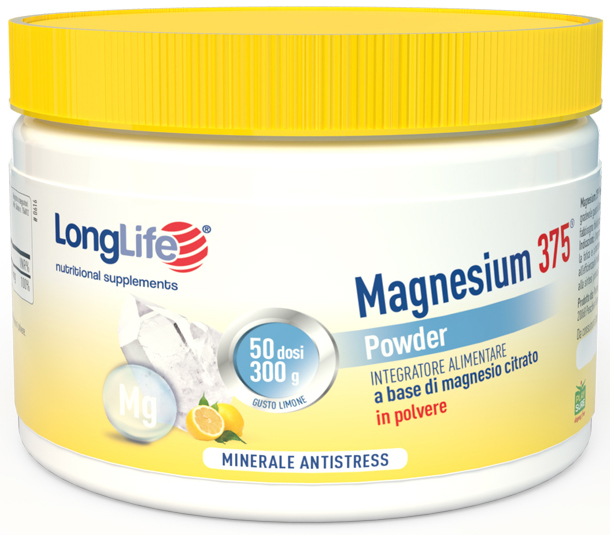 LONGLIFE MAGNESIUM 375 POWDER 300 G - pharmaonline24.it