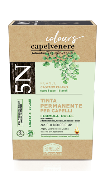 CAPELVENERE COLOURS TINTA CAPELLI 5N CASTANO CHIARO - pharmaonline24.it