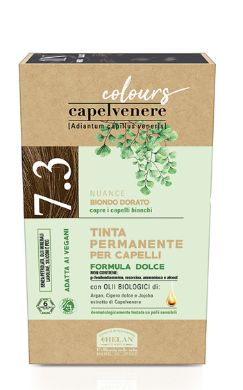 CAPELVENERE COLOURS TINTA CAPELLI 7,3N BIONDO DORATO - pharmaonline24.it