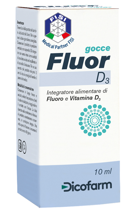 FLUOR D3 GOCCE 10 ML - pharmaonline24.it