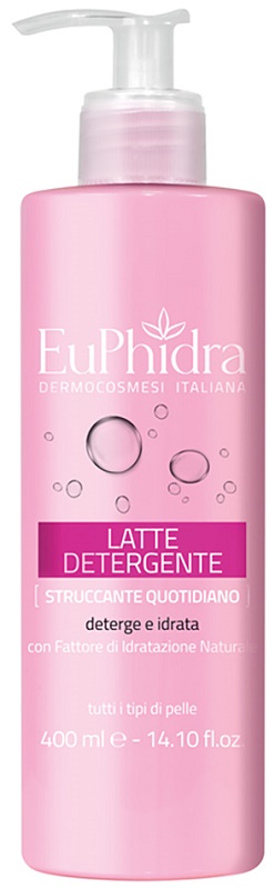 EUPHIDRA LATTE DETERGENTE STRUCCANTE QUOTIDIANO 400 ML - pharmaonline24.it