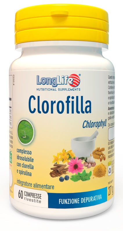 LONGLIFE CLOROFILLA 60 COMPRESSE RIVESTITE - pharmaonline24.it