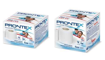 BENDA IN COTONE PRONTEX FIXA TAPE M 10 X 3,8 CM BIANCO - pharmaonline24.it