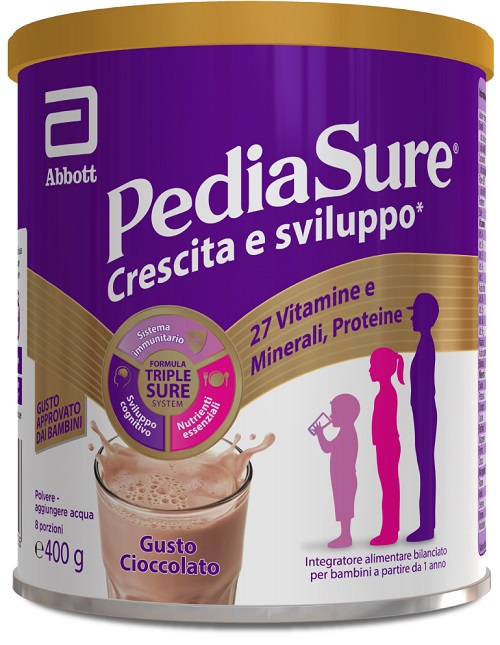 PEDIASURE CRESCITA&SVILUPPO CIOCCOLATO 400 G - pharmaonline24.it