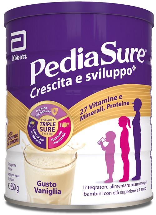 PEDIASURE CRESCITA&SVILUPPO VANIGLIA 850 G - pharmaonline24.it