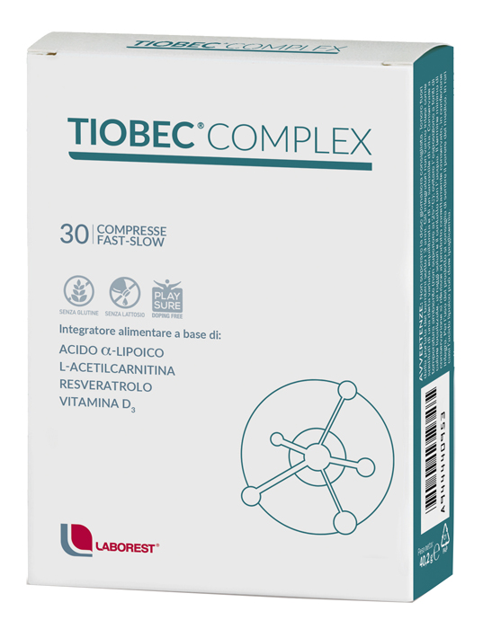 TIOBEC COMPLEX 30 COMPRESSE FAST SLOW - pharmaonline24.it