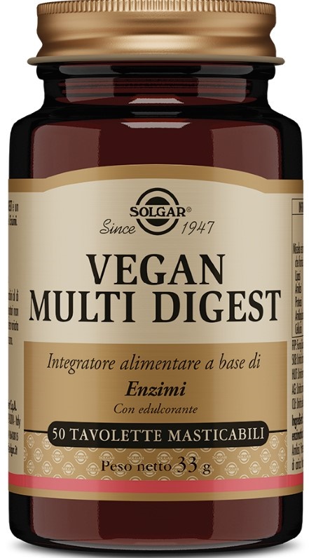 VEGAN MULTI DIGEST 50 TAVOLETTE MASTICABILI - pharmaonline24.it