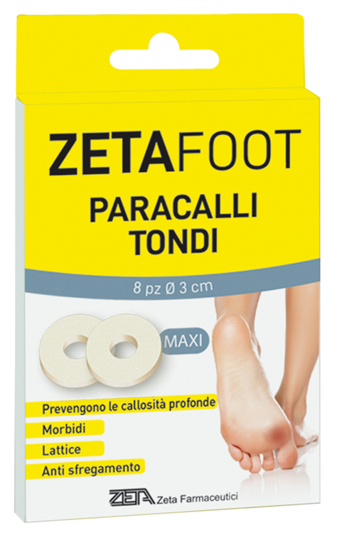ZETAFOOT PARACALLO GRANDE TONDO LATTICE 8 PEZZI - pharmaonline24.it