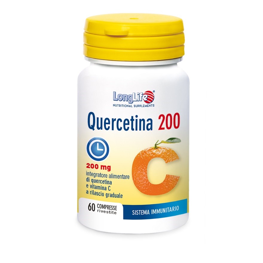 LONGLIFE QUERCETINA 200 60 COMPRESSE RIVESTITE - pharmaonline24.it