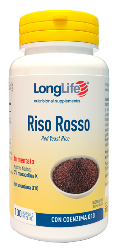 LONGLIFE RISO ROSSO 100 CAPSULE VEGETALI - pharmaonline24.it