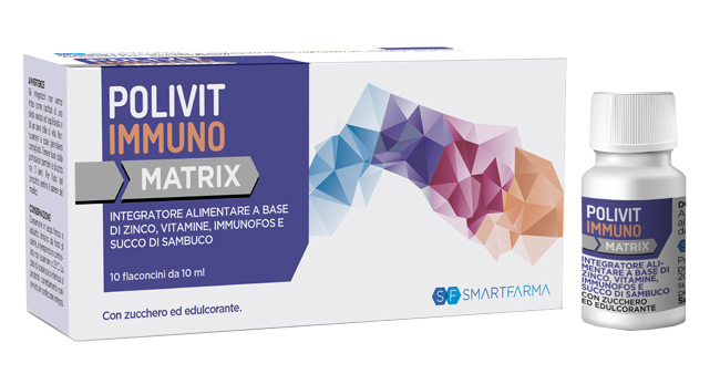 POLIVIT IMMUNO MATRIX 10 FLACONCINI DA 10 ML - pharmaonline24.it