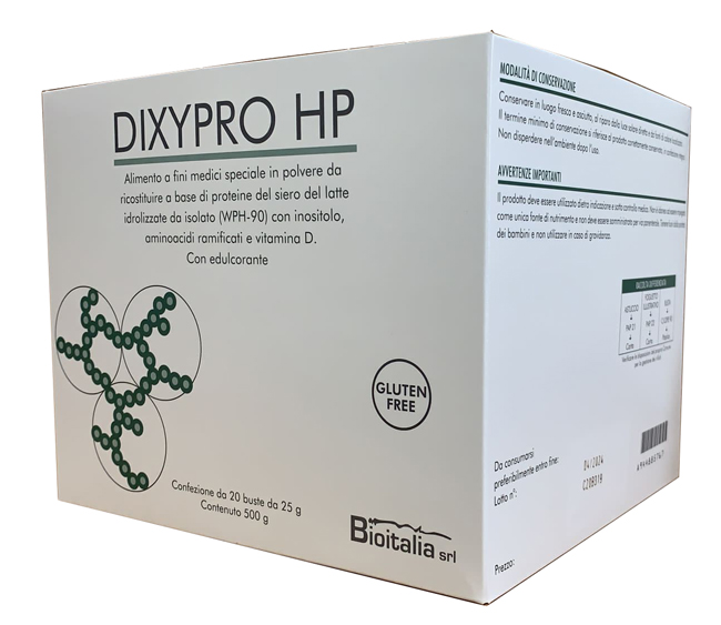 DIXYPRO HP CIOCCOLATO 20 BUSTINE 25 G - pharmaonline24.it