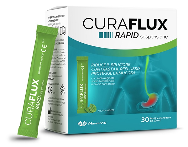 CURAFLUX RAPID SOSPENSIONE ORALE 30 BUSTINE - pharmaonline24.it