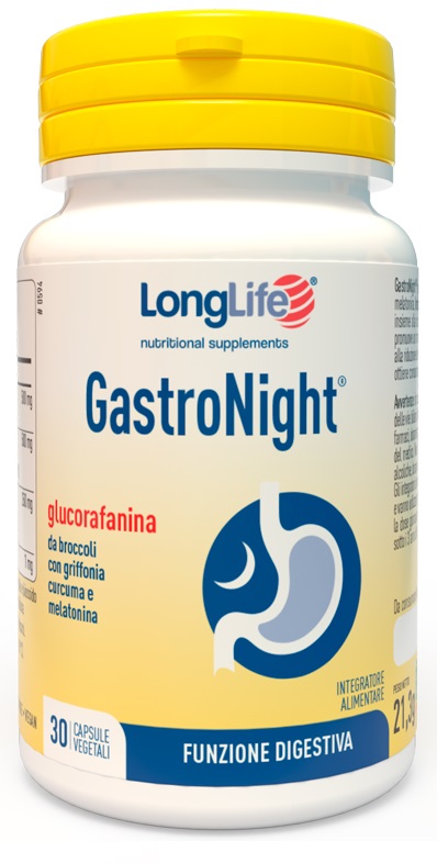 LONGLIFE GASTRONIGHT 30 CAPSULE VEGETALI - pharmaonline24.it
