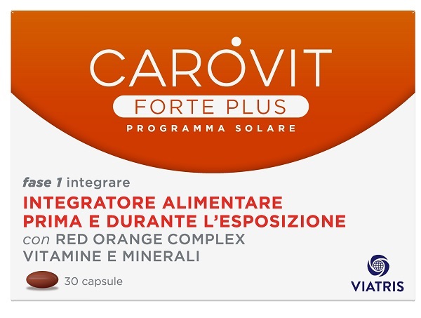 CAROVIT FORTE PLUS PROGRAMMA SOLARE 30 CAPSULE BL - pharmaonline24.it