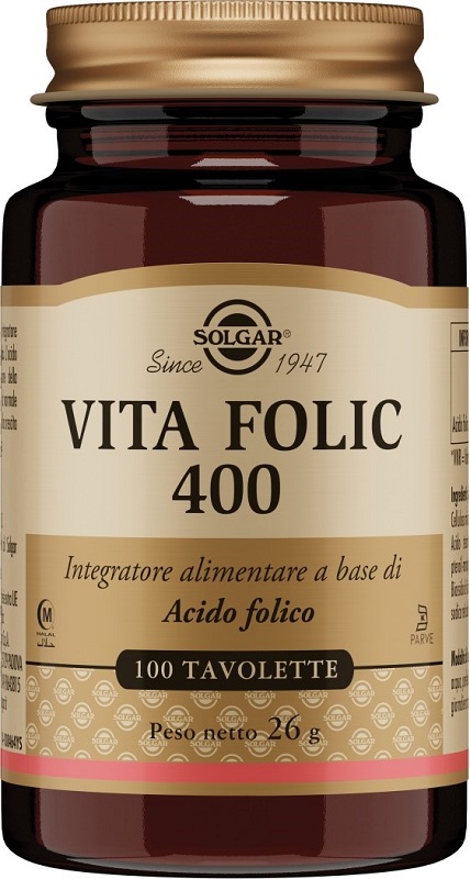 VITA FOLIC 400 100 TAVOLETTE - pharmaonline24.it