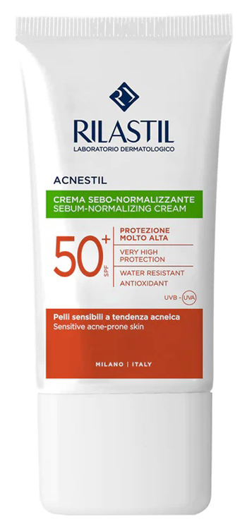 RILASTIL SUN SYSTEM ACNESTIL CREMA SPF50+ 40 ML - pharmaonline24.it