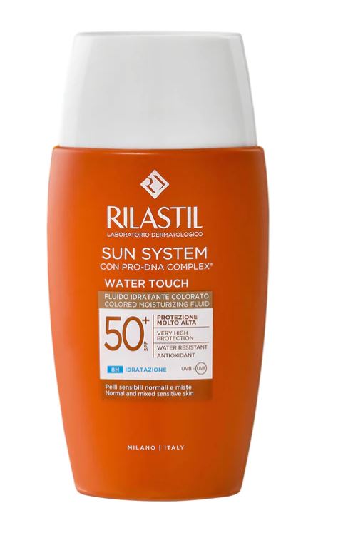 RILASTIL SUN SYSTEM WATER TOUCH COLOR FLUIDO SPF50+ 50 ML - pharmaonline24.it