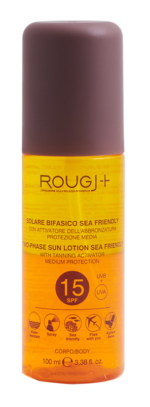 ROUGJ SUNTECH SPF15 BIFASICO INTENSIFICATORE ABBRONZATURA 100 ML - pharmaonline24.it