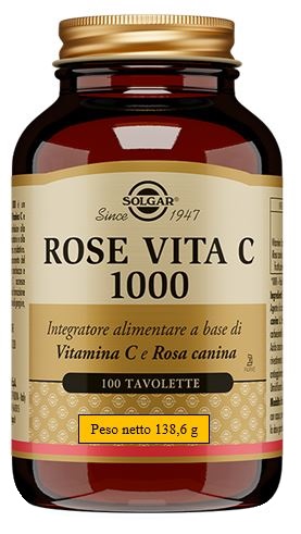 ROSE VITA C 1000 100 TAVOLETTE - pharmaonline24.it