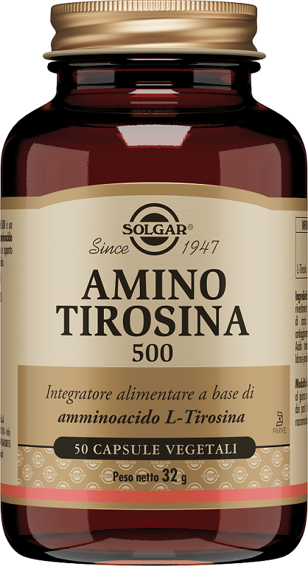 AMINO TIROSINA 500 50 CAPSULE VEGETALI - pharmaonline24.it