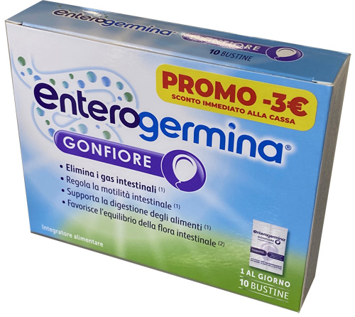 ENTEROGERMINA GONFIORE 10 BUSTINE 4 G PROMO - pharmaonline24.it