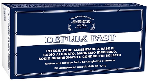 DEFLUX FAST 30 COMPRESSE MASTICABILI - pharmaonline24.it