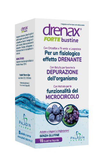 DRENAX FORTE MIRTILLO E UVA 15 BUSTINE - pharmaonline24.it