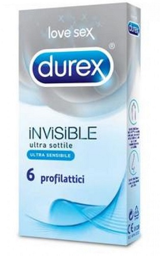 DUREX INVISIBLE PROFILATTICO 6 PEZZI - pharmaonline24.it