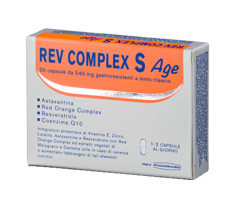 REV COMPLEX S AGE 20 CAPSULE - pharmaonline24.it