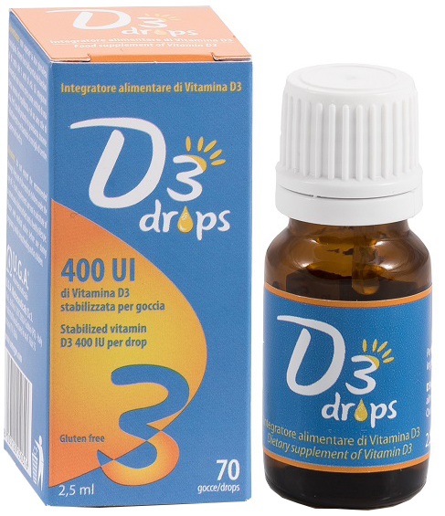 D3 DROPS 400 UI FLACONCINO 2,5 ML - pharmaonline24.it