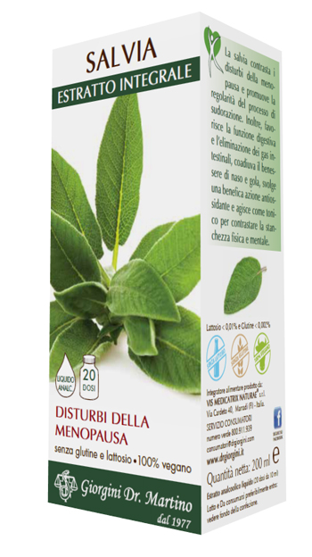 SALVIA ESTRATTO INTEGRALE 200 ML - pharmaonline24.it