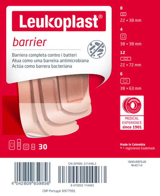 LEUKOPLAST BARRIER 30 PEZZI ASSORTITI - pharmaonline24.it