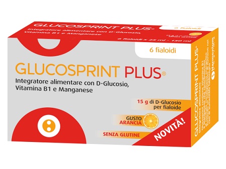 GLUCOSPRINT PLUS ARANCIA 6 FIALOIDI DA 25 ML - pharmaonline24.it