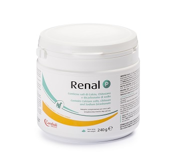 RENAL P MANGIME COMPLEMENTARE PER CANI E GATTI BARATTOLO 240 G - pharmaonline24.it