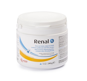 RENAL N MANGIME COMPLEMENTARE PER CANI E GATTI BARATTOLO 240 G - pharmaonline24.it