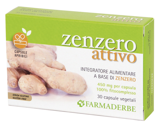 ZENZERO ATTIVO 30 CAPSULE VEGETALI - pharmaonline24.it