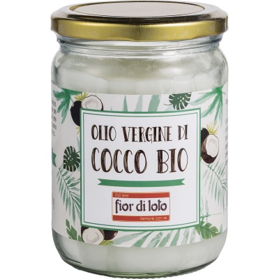 FIOR DI LOTO OLIO VERGINE DI COCCO BIO 450 ML - pharmaonline24.it