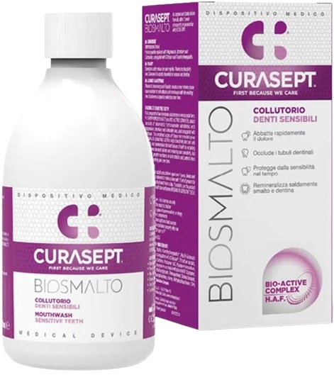 CURASEPT BIOSMALTO COLLUTORIO DENTI SENSIBILI 300 ML - pharmaonline24.it