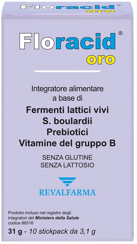 FLORACID OROSOLUBILE 10 STICKPACK - pharmaonline24.it