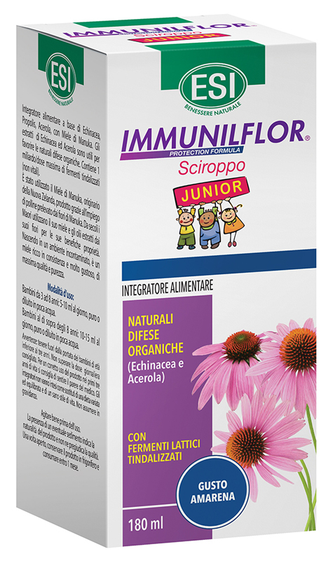 ESI IMMUNILFLOR SCIROPPO JUNIOR 180 ML - pharmaonline24.it