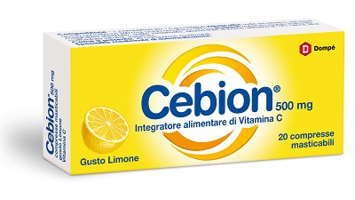 CEBION MASTICABILE LIMONE VITAMINA C 500 MG 20 COMPRESSE - pharmaonline24.it