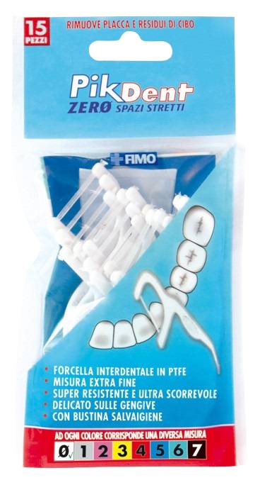 PIKDENT ZERO SPAZI STRETTI 15 FORCELLE INTERDENTALI - pharmaonline24.it