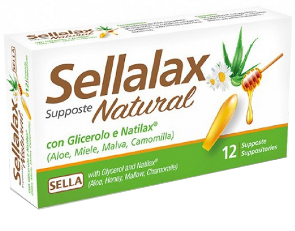 SELLALAX NATURAL MD 12 SUPPOSTE - pharmaonline24.it