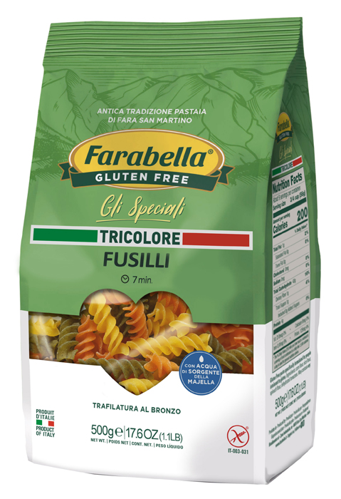 FARABELLA FUSILLI TRICOLORE 500 G - pharmaonline24.it