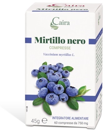 CAIRA MIRTILLO NERO 60 COMPRESSE - pharmaonline24.it