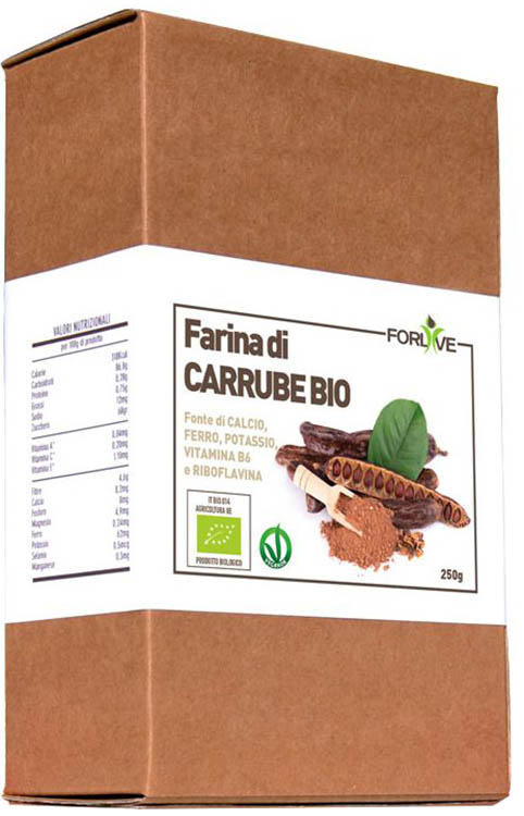FARINA DI CARRUBE BIO 250 G - pharmaonline24.it