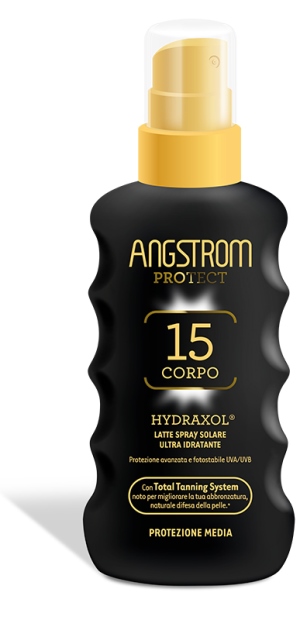 ANGSTROM PROTECT HYDRAXOL LATTE SPRAY SOLARE PROTEZIONE 15 175 ML - pharmaonline24.it