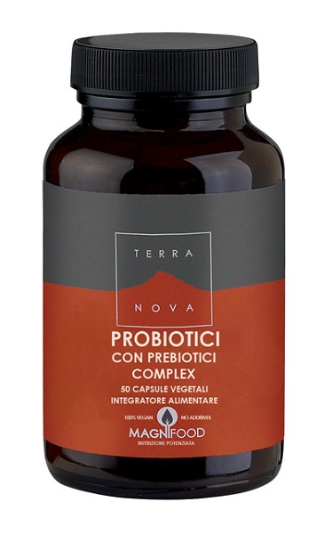 TERRANOVA PROBIOTICI CON PREBIOTICI COMPLEX 50 CAPSULE VEGETALI - pharmaonline24.it