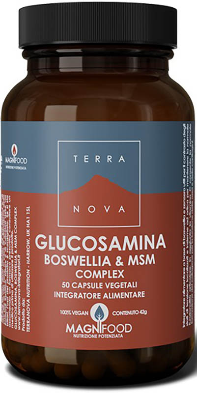 TERRANOVA COMPLESSO DI GLUCOSAMINA BOSWELLIA E MSM 50 CAPSULE - pharmaonline24.it